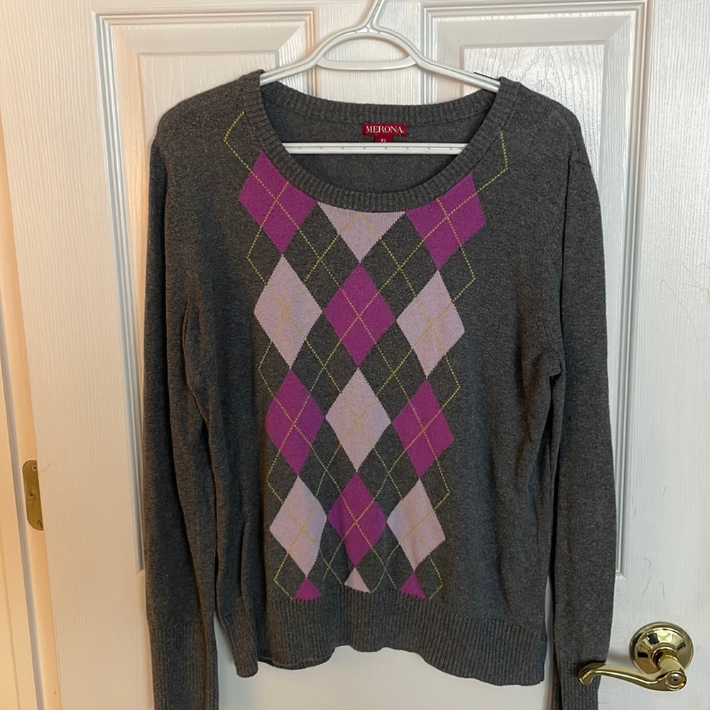 Merona XL pattern sweater